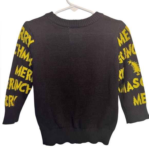 💥Black Sweater with Grinch Design 18 M - Picture 4 of 4